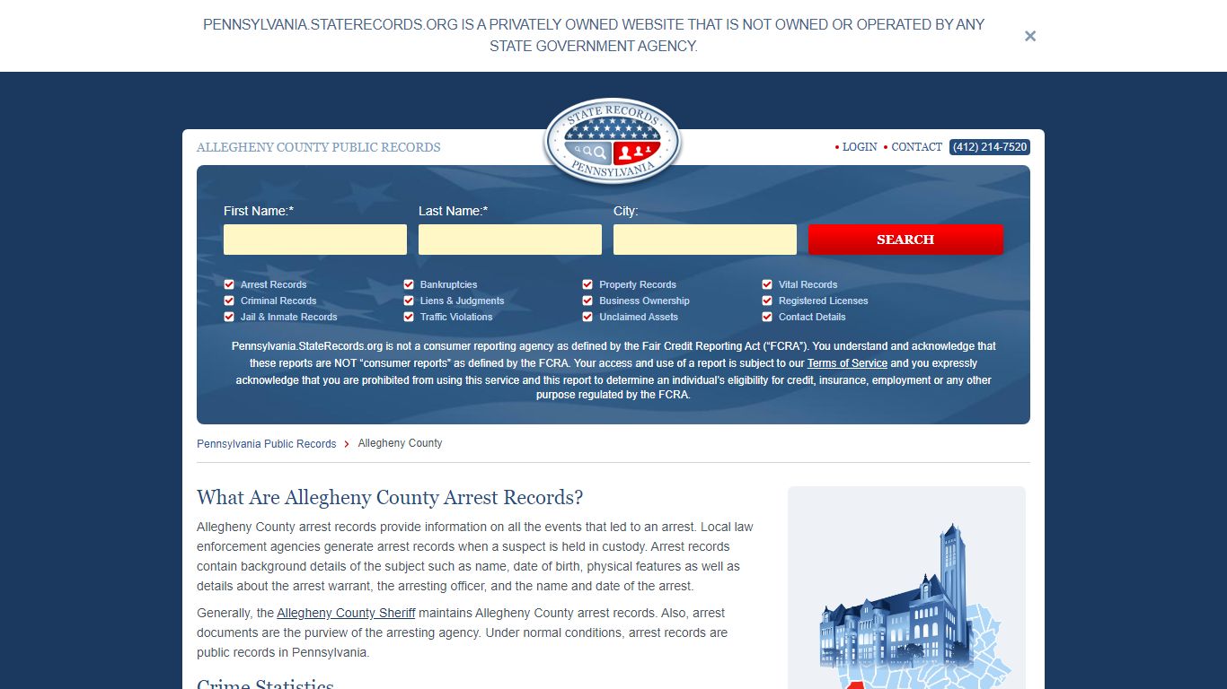 ALLEGHENY COUNTY PUBLIC RECORDS - StateRecords.org